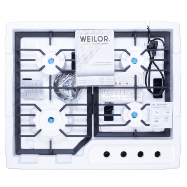 Фото - Варильна поверхня газова Weilor GG W624 WH