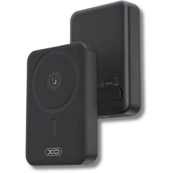 Фото - Батарея мобильная XO PR231 Magnetic MagSafe 15W + PD20W 10000 mAh Black