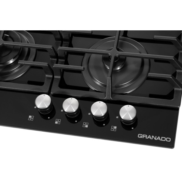 Фото - Духовой шкаф + варочная панель газовая GRANADO GEO 62-0200 Black + GGH 62-104 Black glass