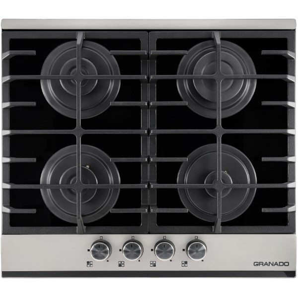 Фото - Варильна поверхня газова GRANADO GGH 612-104 Black Glass