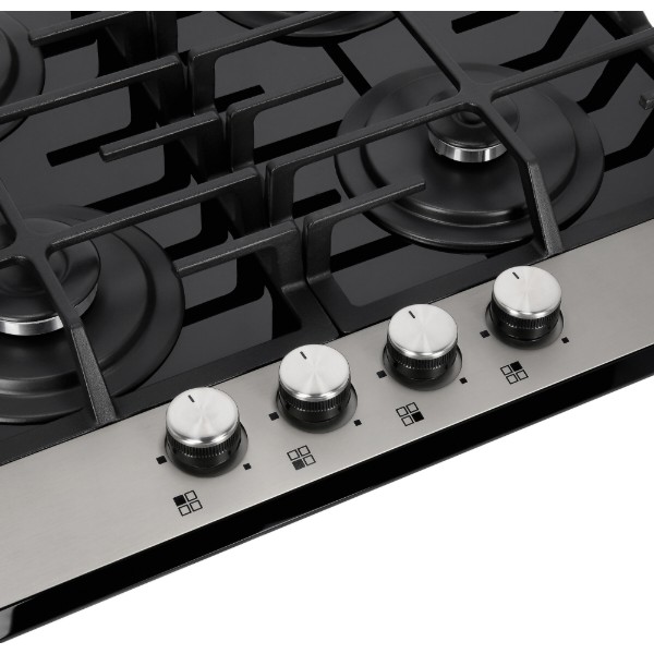 Фото - Варильна поверхня газова GRANADO GGH 612-104 Black Glass
