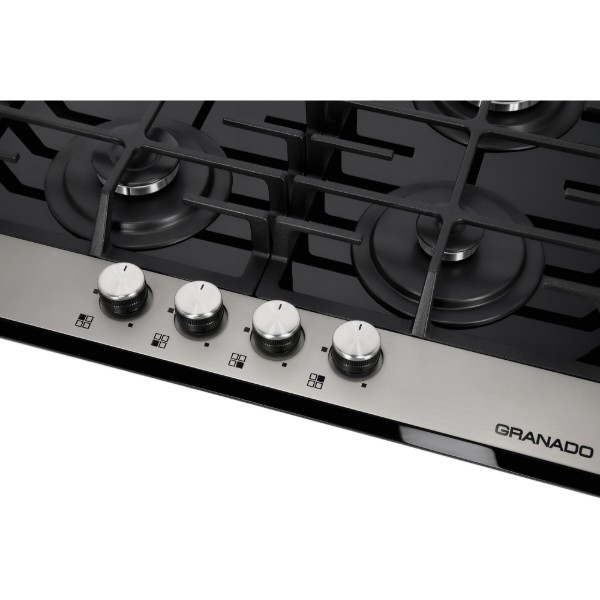 Фото - Варильна поверхня газова GRANADO GGH 612-104 Black Glass