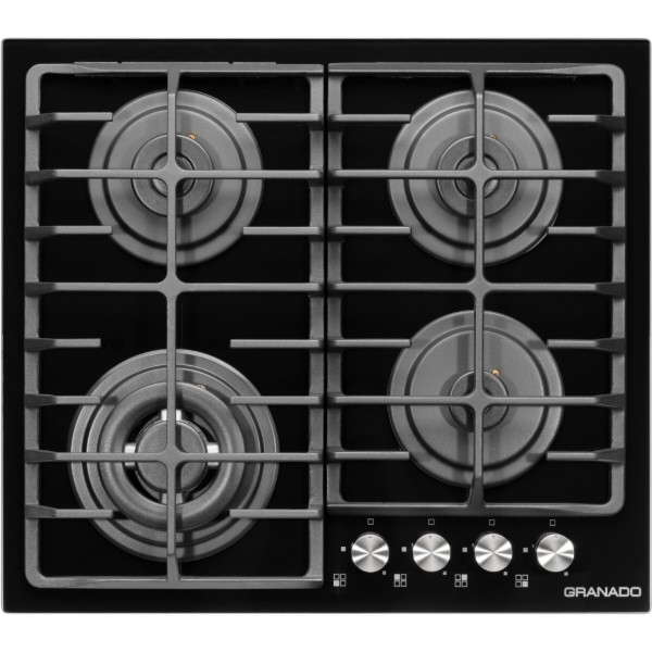 Фото - Варильна поверхня газова GRANADO GGH 62-114 Black Glass