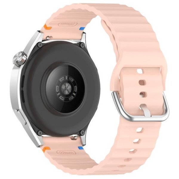Фото - Ремінець для смарт-годинника BeCover Ribbed Tape (22mm) for Samsung Galaxy Watch (46mm) / Watch 3 (45mm) / Gear S3 Classic / Gear S3 Frontier Pink (714279)