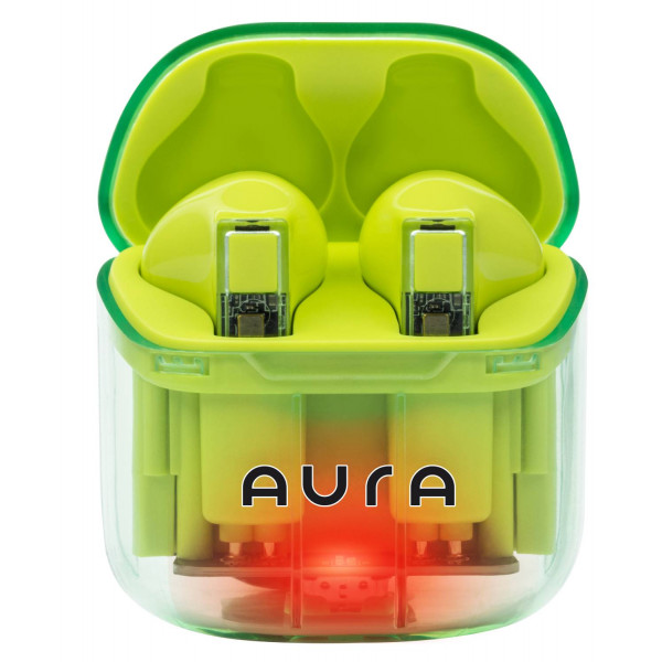 Фото - Навушники вкладиші бездротові TWS Aura 6 Green (TWSA6G)