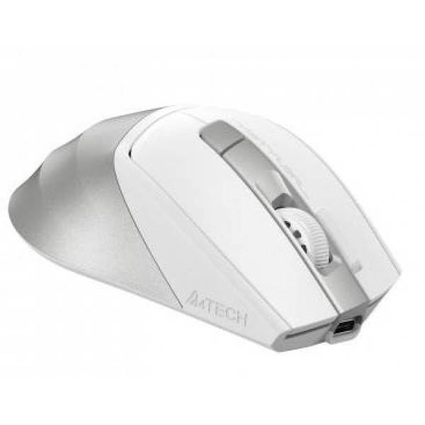Фото - Миша бездротова A4tech FB45CS Air2 (Silver White)
