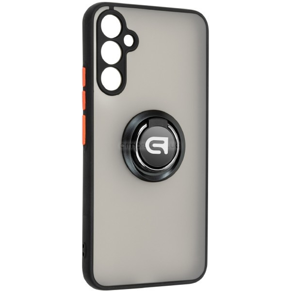 Фото - Чохол для смартфону Armorstandart Frosted Matte Ring for Samsung A34 5G (A346) Black (ARM68354)