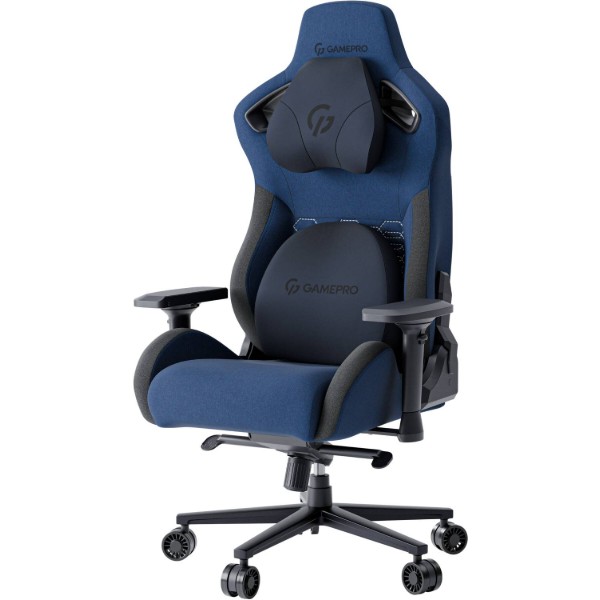 Фото - Крісло для геймерів GamePro Size XL Fabric Dark Blue (GC900DB)