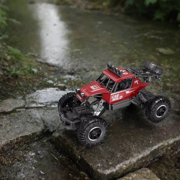 Фото - Радіокерована машинка Sulong Toys Off-Road Crawler – Car VS Wild (красный, аккум. 3,6V, метал. корпус) (SL-109AR)