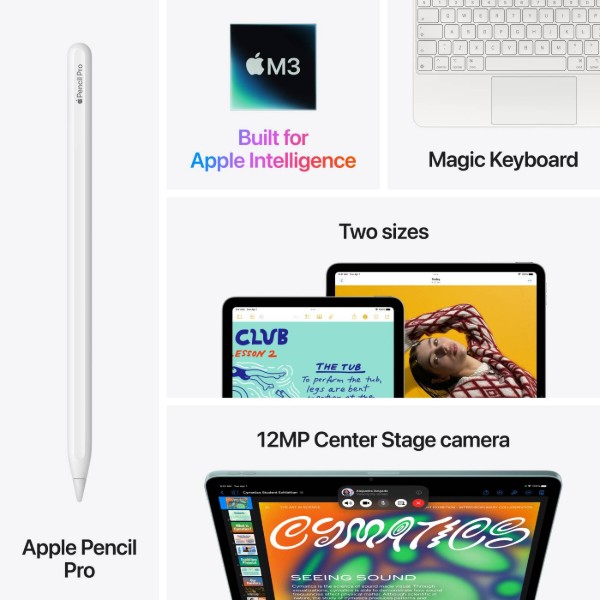 Фото - Планшет Apple iPad Air 13'' (M3) WiFi 1TB (MCQ14) Blue