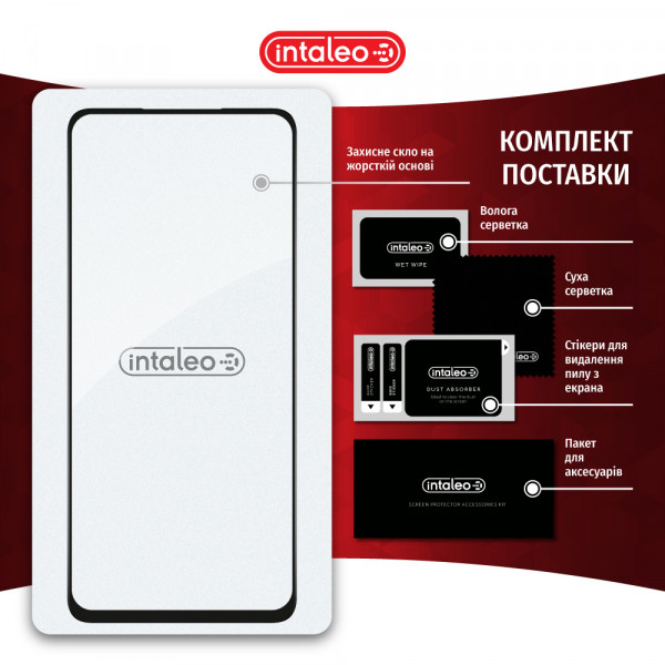 Фото - Захисне скло для смартфону Intaleo Full Glue for Oppo A58 4G Black (1283126583490)