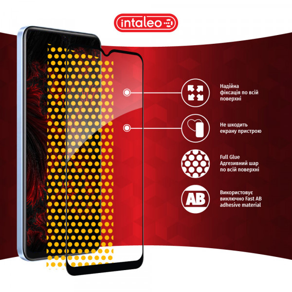 Фото - Захисне скло для смартфону Intaleo Full Glue for Realme V20 Black (1283126559440)