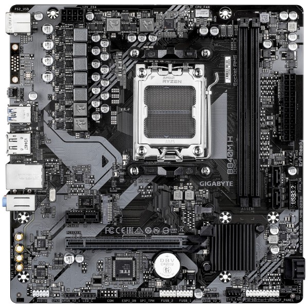 Фото - Материнская плата Gigabyte B840M H DDR5 Фото - Материнская плата Gigabyte B840M H DDR5