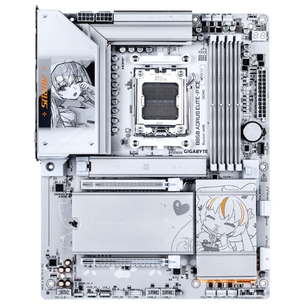 Фото - Материнская плата Gigabyte B850 AORUS ELITE-P ICE DDR5