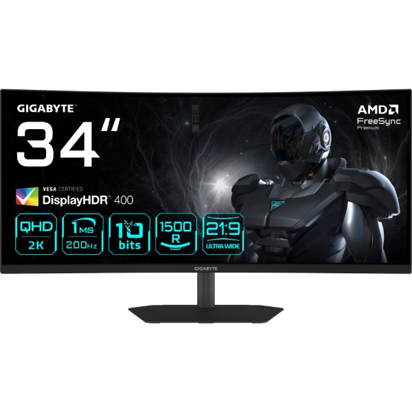 Фото - Монитор игровой Gigabyte G34WQC2 Gaming Monitor