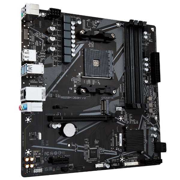 Фото - Материнская плата Gigabyte A520M DS3H V2 DDR4