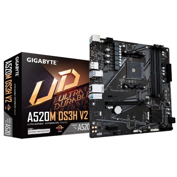 Фото - Материнская плата Gigabyte A520M DS3H V2 DDR4
