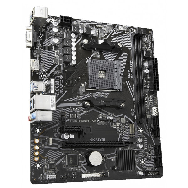 Фото - Материнська плата Gigabyte A520M_K_V2 DDR4