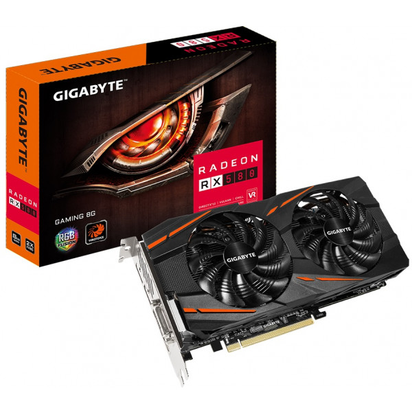 Фото - Видеокарта Gigabyte AMD Radeon RX 580 8Gb GDDR5 Gaming (GV-RX580GAMING-8GD)