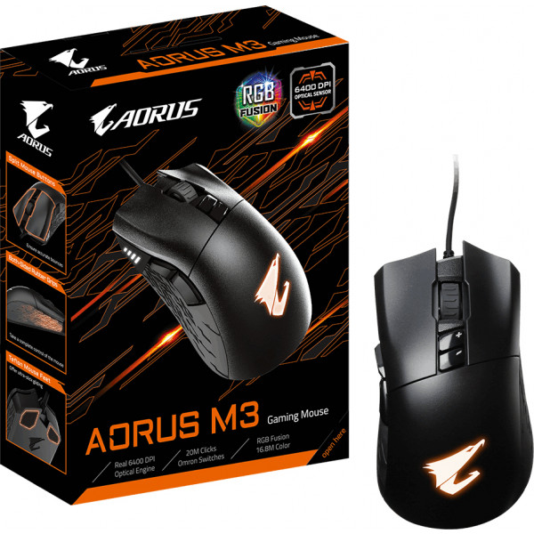 Фото - Мышь проводная игровая Gigabyte Aorus M3