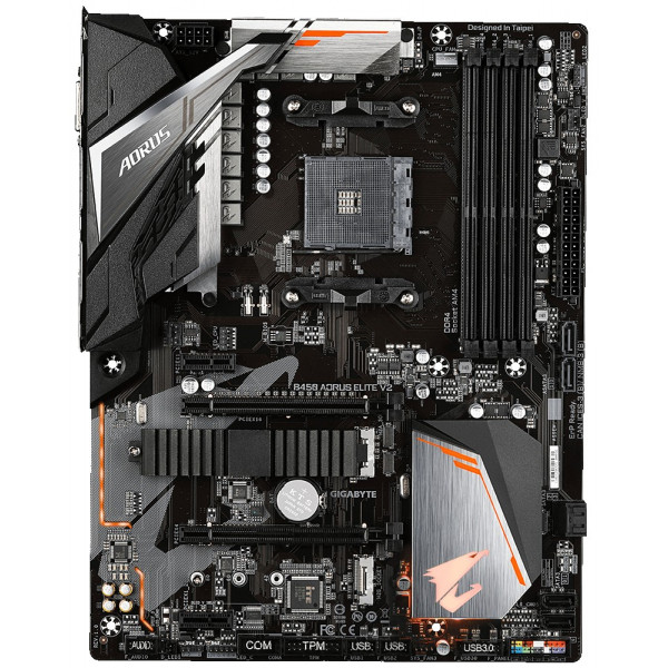 Фото - Материнська плата Gigabyte B450 AORUS ELITE V2