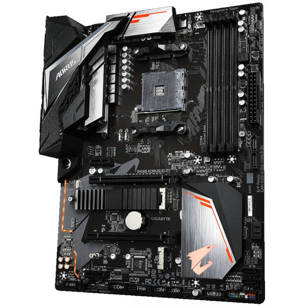Фото - Материнська плата Gigabyte B450 AORUS ELITE V2