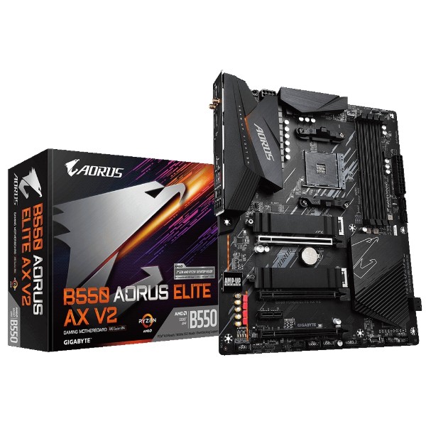 Фото - Материнская плата Gigabyte B550 Aorus Elite AX V2