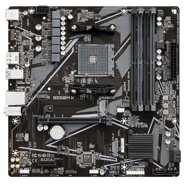Фото - Материнская плата Gigabyte B550M K