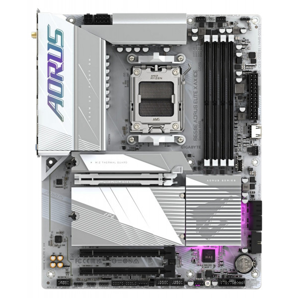 Фото - Материнская плата Gigabyte B650E Aorus Elite X AX Ice