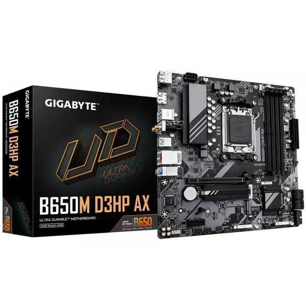 Фото - Материнська плата Gigabyte B650M D3HP AX DDR5 Фото - Материнська плата Gigabyte B650M D3HP AX DDR5