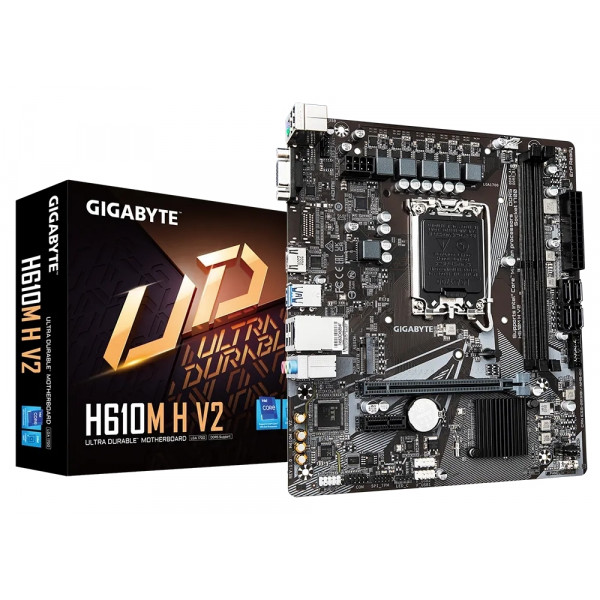 Фото - Материнська плата Gigabyte H610M H V2 DDR5