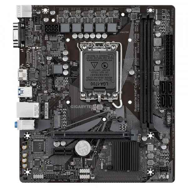Фото - Материнська плата Gigabyte H610M H V2 DDR5