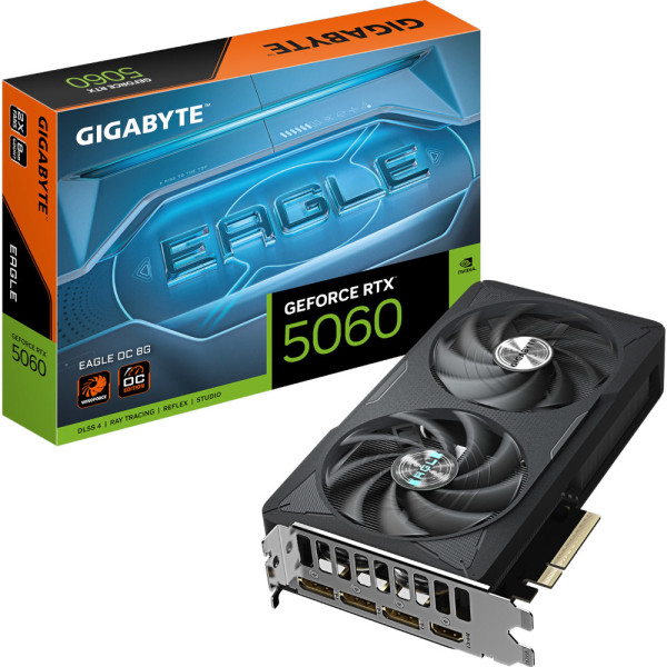 Фото - Видеокарта Gigabyte NVIDIA RTX5060 8GB (GV-N5060EAGLEOC-8GD)