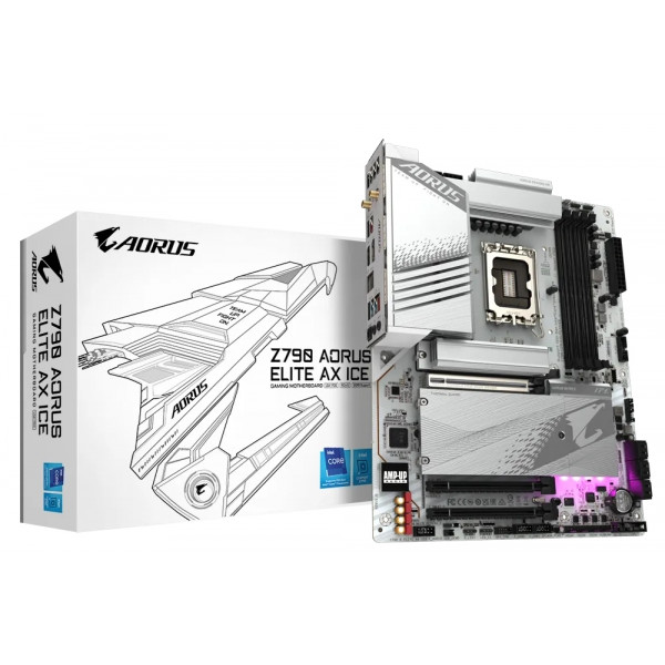 Фото - Материнська плата Gigabyte Z790 AORUS ELITE AX ICE