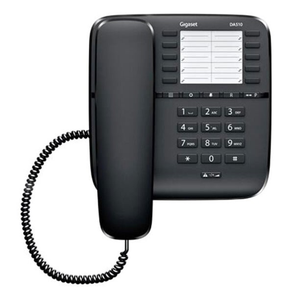 Фото - Телефон шнуровой Gigaset DA510 Black (S30054-S6530-R601)