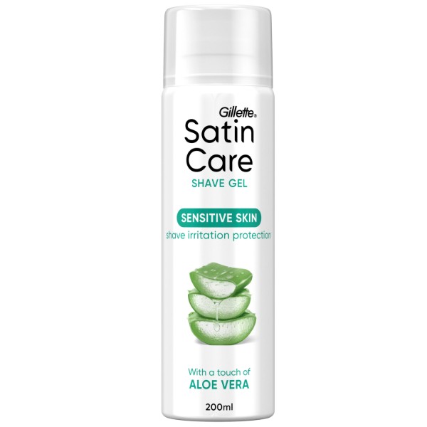 Фото - Гель для гоління Gillette SATIN CARE д /чутлива шкіра Жінки. 200мл