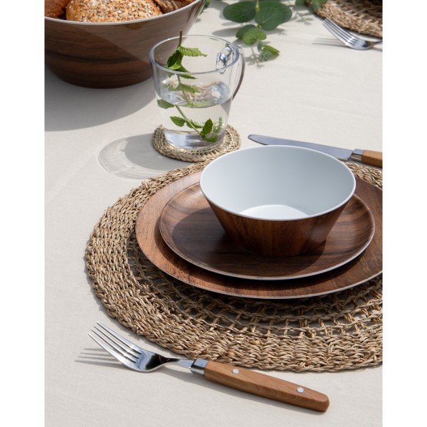 Фото - Столовий сервіз Gimex Tableware Nature 16 Pieces 4 Person Wood (6913100)
