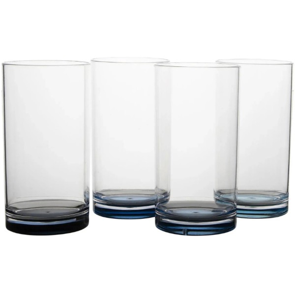 Фото - Набір склянок Gimex Longdrink Glass Colour 4 Pieces 4 Person Sky (6910186)