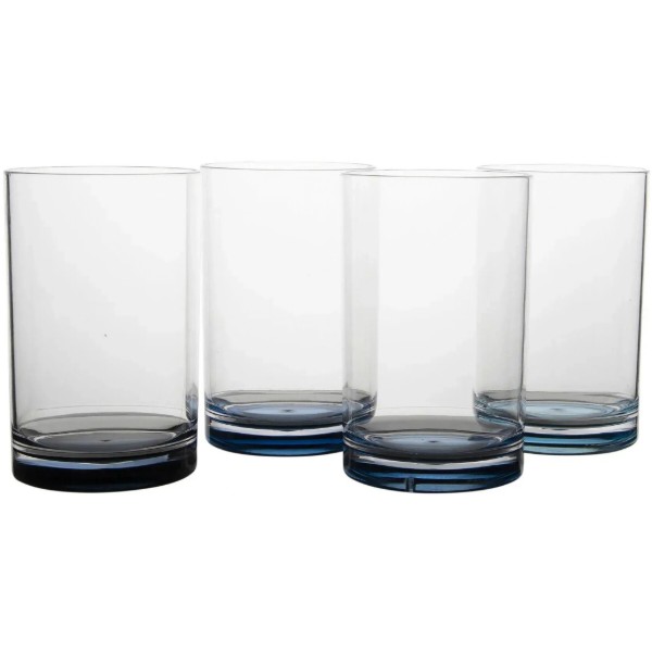 Фото - Набір склянок Gimex Water Glass Colour 4 Pieces 4 Person Sky (6910181)