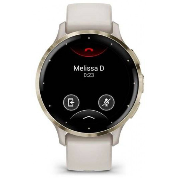 Фото - Смарт-часы Garmin Venu 3S Ivory+Soft Gold (010-02785-04)