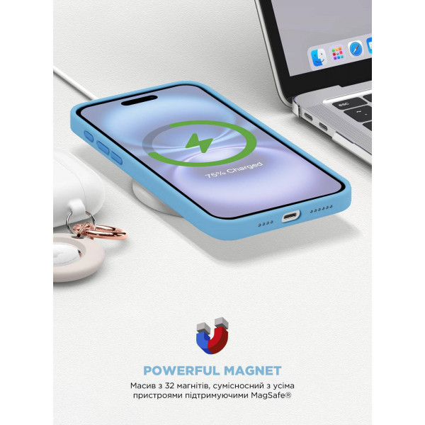 Фото - Чохол для смартфону Armorstandart ICON2 MagSafe for Apple iPhone 16 Plus Capri Blue (ARM80188)
