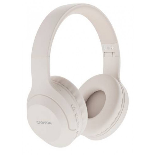 Фото - Наушники полноразмерные беспроводные Canyon BTHS-3 Beige (CNS-CBTHS3BE)