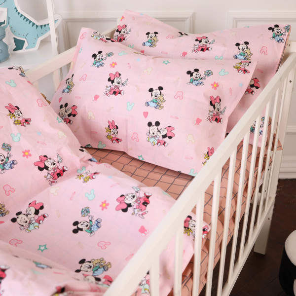 Фото - Комплект постельного белья MirSon Бязь 20-0042 Pink Mikey Mouse 175х210 (2200010272772)