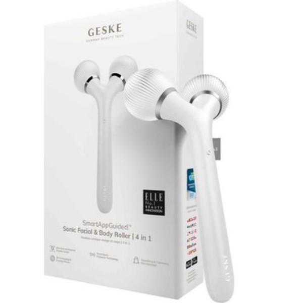 Фото - Масажер для обличчя GESKE Sonic Facial & Body Roller 4 в 1 (GK000041WH01)