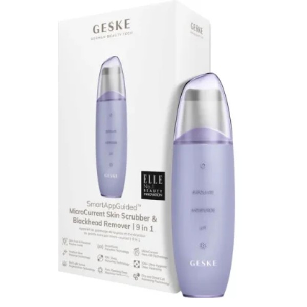 Фото - Прилад для чищення обличчя GESKE MicroCurrent Skin Scrubber & Blackhead Remover 9 в 1 (GK000044PL01