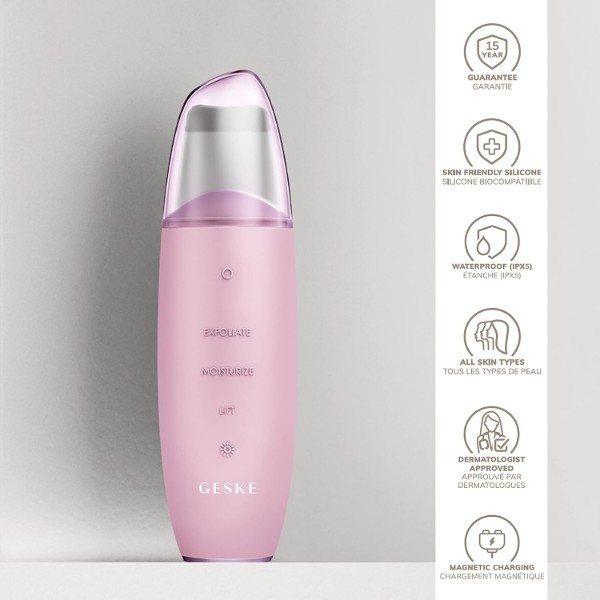 Фото - Прилад для чищення обличчя GESKE MicroCurrent Skin Scrubber & Blackhead Remover 9 в 1 (GK000044PK01)