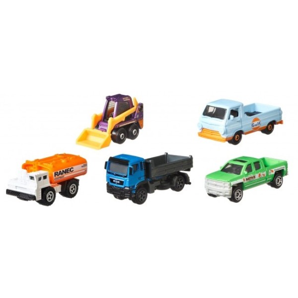Фото - Автотранспорт Matchbox Подарочный набор автомобилей новый (5 шт.) (C1817)
