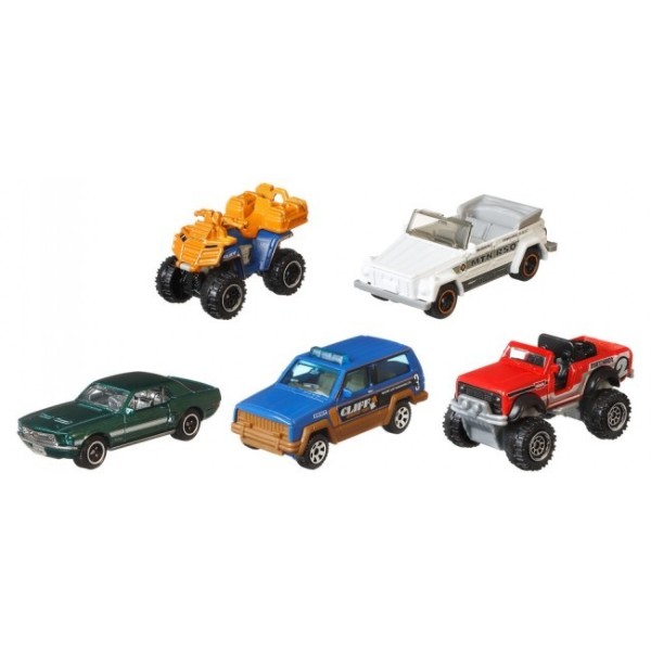 Фото - Автотранспорт Matchbox Подарочный набор автомобилей новый (5 шт.) (C1817)