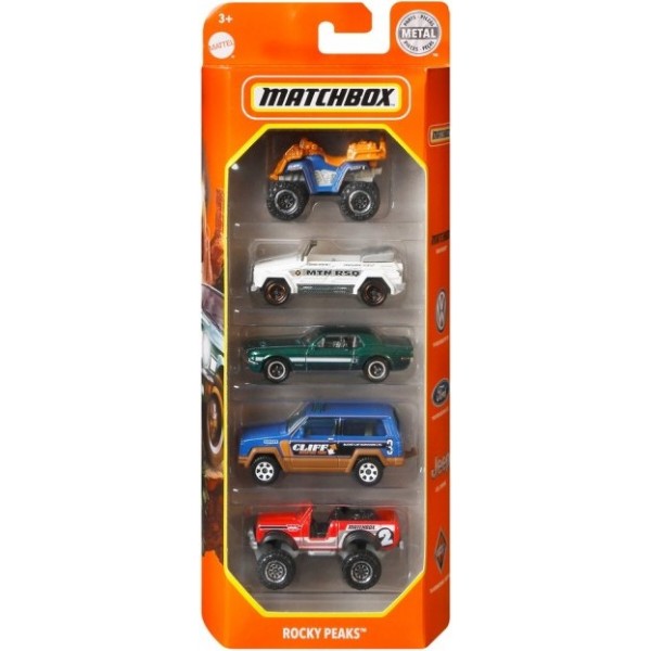 Фото - Автотранспорт Matchbox Подарочный набор автомобилей новый (5 шт.) (C1817)