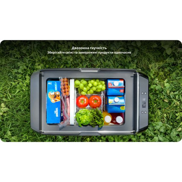 Фото - Холодильник автомобільний EcoFlow Glacier 45L з акумулятором (EFGLACIER45L-EU-NBOX/ZYDBX100-EB)